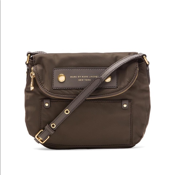 Marc By Marc Jacobs Handbags - MBMJ | Preppy Natasha Brown Nylon Crossbody Bag